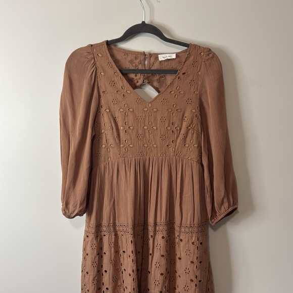 Bohme Eyelet Lace Maxi Dress - Picture 2 of 5